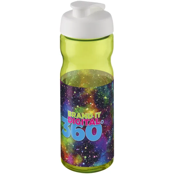 H2O Base® 650 ml flip lid sport bottle Lime White