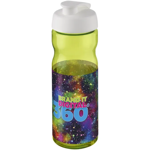 H2O Base® 650 ml flip lid sport bottle Lime White