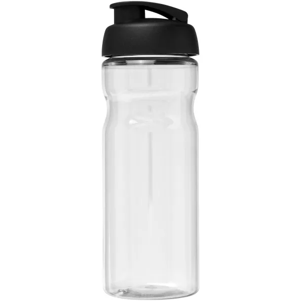 H2O Base® 650 ml flip lid sport bottle - Unbranded White Solid black