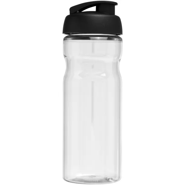 H2O Base® 650 ml flip lid sport bottle - Unbranded White Solid black