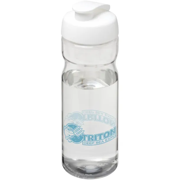 H2O Base® 650 ml flip lid sport bottle - Unbranded White White