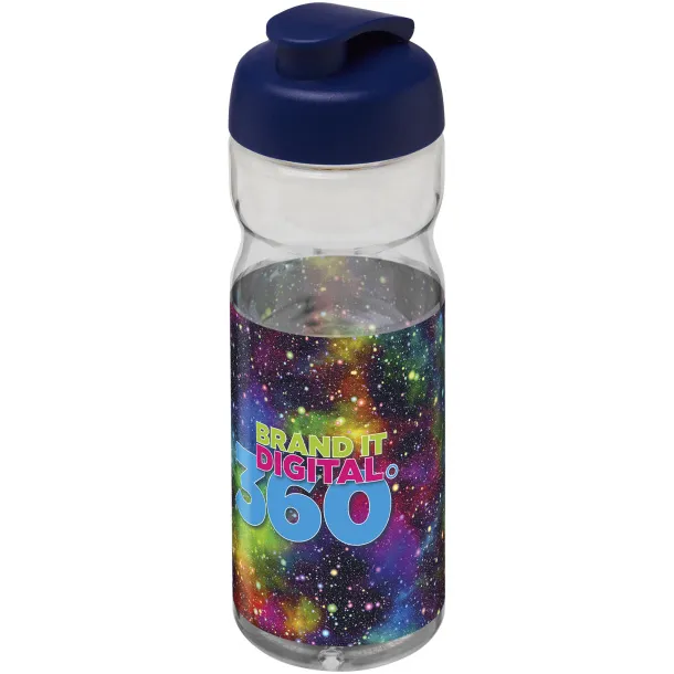 H2O Base® 650 ml flip lid sport bottle White Blue