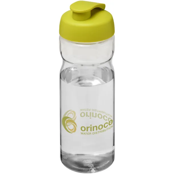 H2O Base® 650 ml flip lid sport bottle - Unbranded White Lime