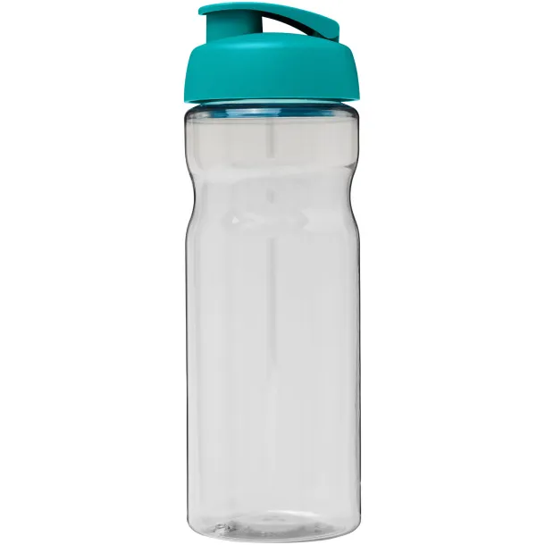 H2O Base® 650 ml flip lid sport bottle - Unbranded White Aqua blue