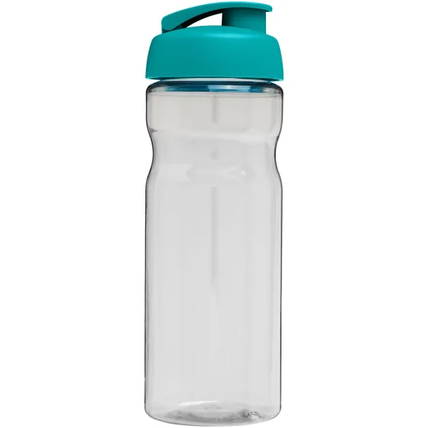 H2O Base® 650 ml flip lid sport bottle - Unbranded White Aqua blue