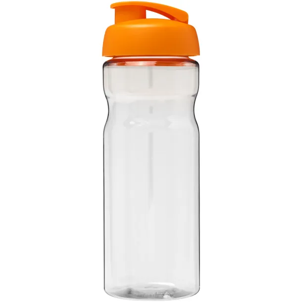 H2O Base® 650 ml flip lid sport bottle - Unbranded White Orange