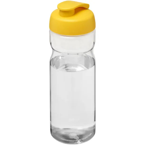 H2O Base® 650 ml flip lid sport bottle - Unbranded White Yellow