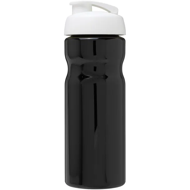 H2O Base® 650 ml flip lid sport bottle Solid black White