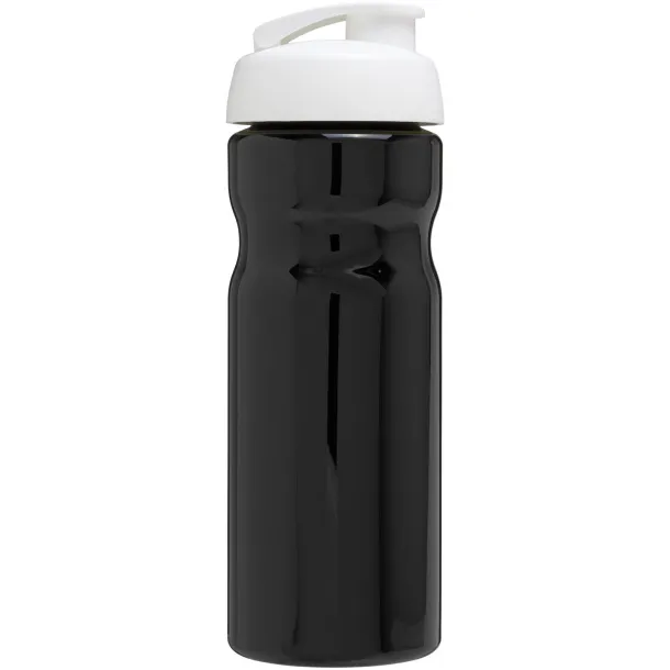 H2O Base® 650 ml flip lid sport bottle Solid black White