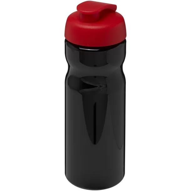 H2O Base® 650 ml flip lid sport bottle Solid black Red