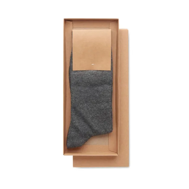 TADA M Pair of socks in gift box M stone grey