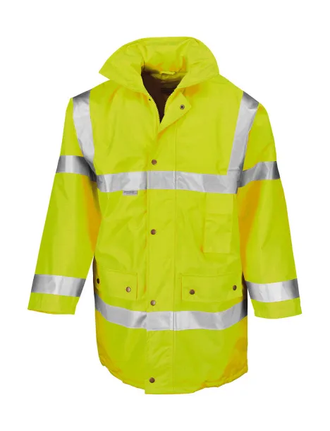  Safety Jacket - Result Safe-Guard Fluorescent Yellow