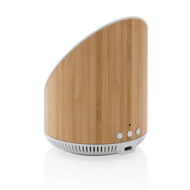 Ovate Ovate bamboo 5W speaker with 15W wireless charger - XD Xclusive Brown 