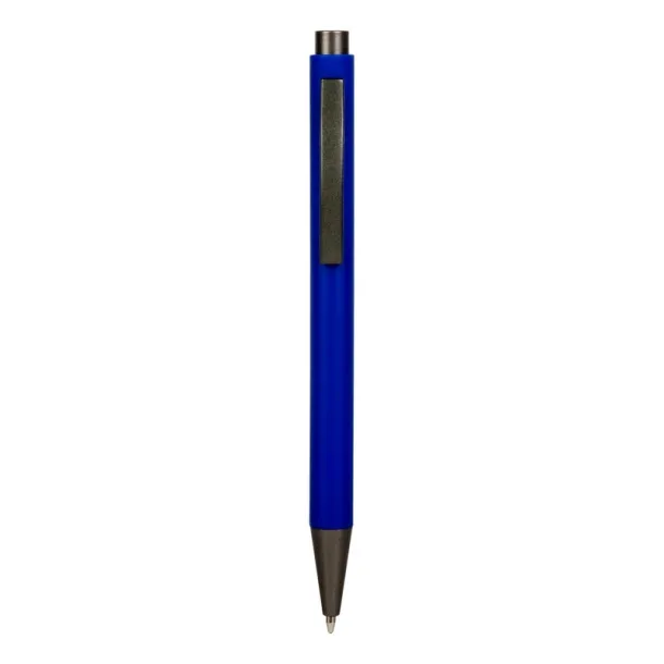 Ball pen from high quality plastic and metal navy blue