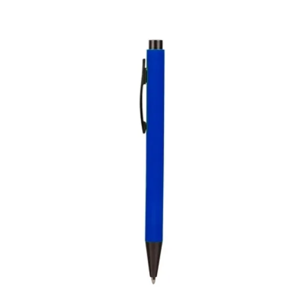  Ball pen from high quality plastic and metal navy blue