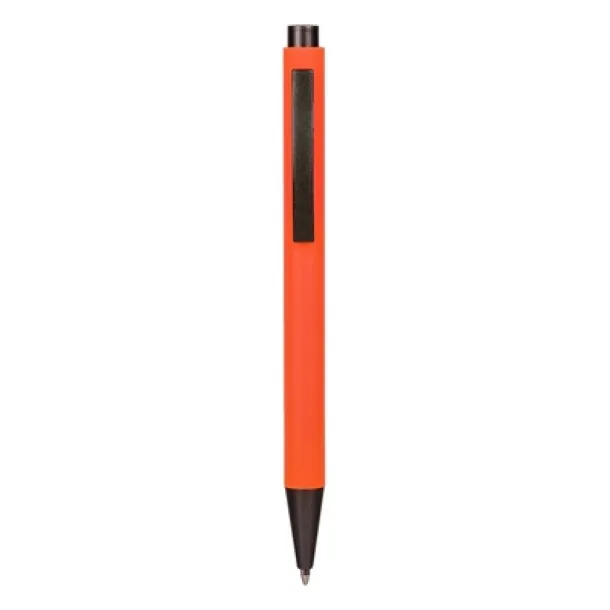  Ball pen from high quality plastic and metal orange