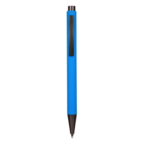  Ball pen from high quality plastic and metal light blue