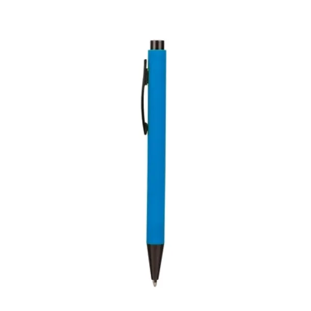  Ball pen from high quality plastic and metal light blue