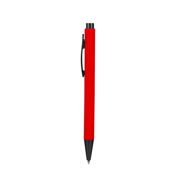  Ball pen from high quality plastic and metal red