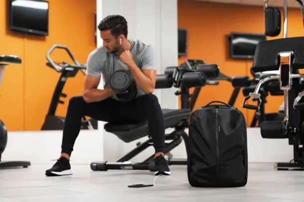  XD Design Flex Gym bag - XD Design Black Navy Blue