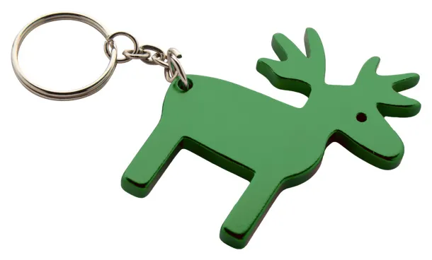 Reinsdyr keyring Green