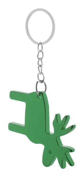 Reinsdyr keyring Green