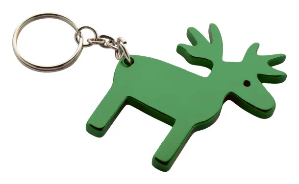 Reinsdyr keyring Green