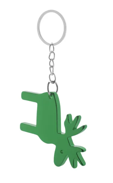 Reinsdyr keyring Green