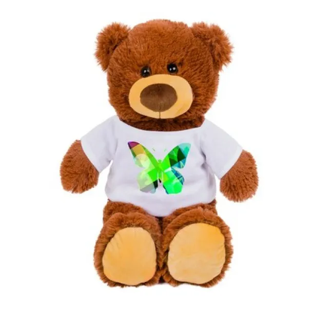 Bernie Cream Junior Plush teddy bear orange