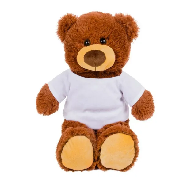 Bernie Cream Junior Plush teddy bear orange