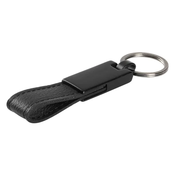 PONGO metal keyring Black