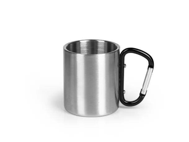 HIKE Metalna šalica, 200 ml Crna