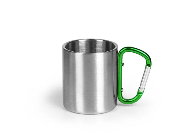 HIKE metal mug Kelly green