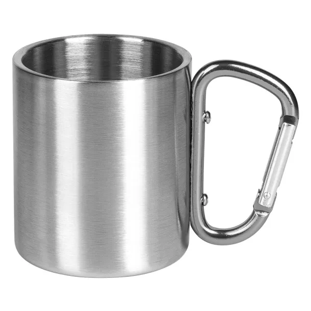 HIKE Metalna šalica, 200 ml Sjajni metal