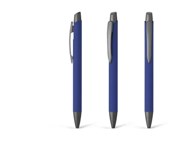  Metal ball pen in metal gift tube Blue