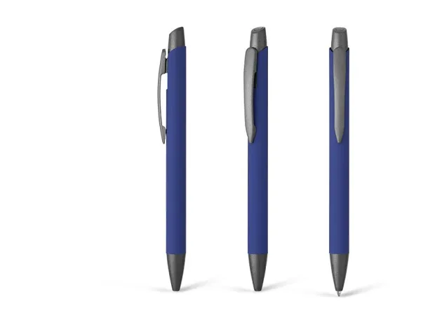  Metal ball pen in metal gift tube Blue