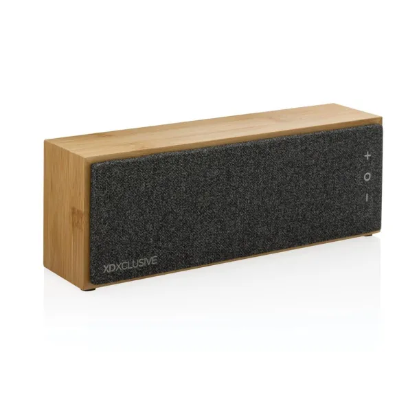  Wynn 10W FSC® bamboo wireless speaker - XD Xclusive Brown 