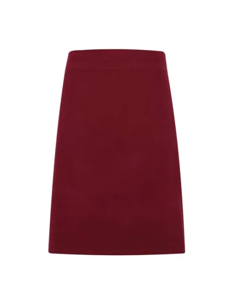  'CALIBRE' HEAVY COTTON CANVAS WAIST APRON - Premier Burgundy