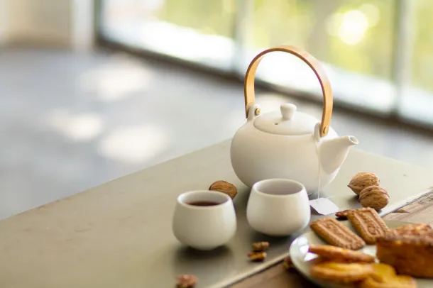 Sencha tea set White