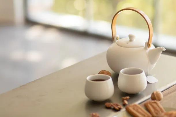 Sencha tea set White