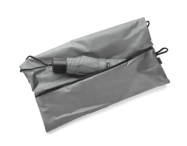 RAINY Drawstring bag with umbrella szary