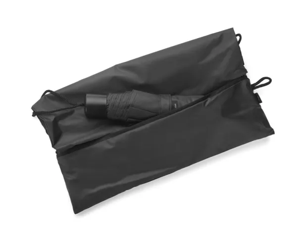 RAINY Drawstring bag with umbrella Crna