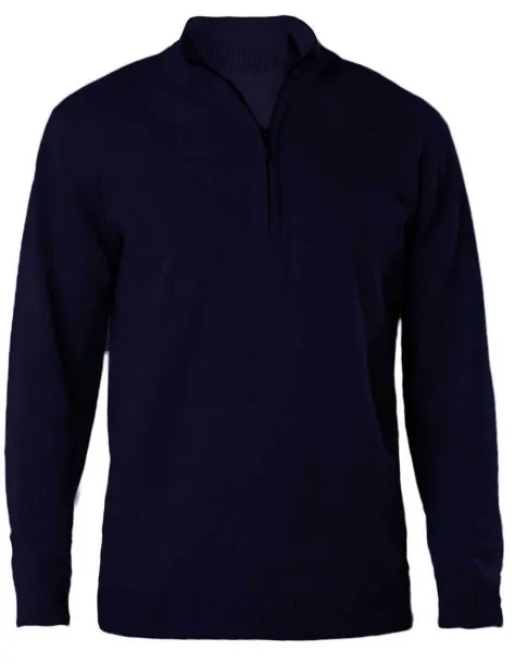  MEN'S ZIP NECK JUMPER - Kariban Navy