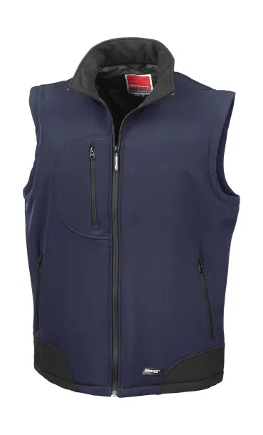  Softshell Bodywarmer - Result Navy Black