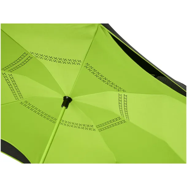 Yoon 23" inversion colourized straight umbrella Lime Solid black