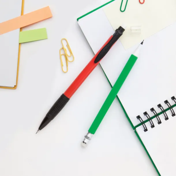 Penzil propelling pencil Red Black