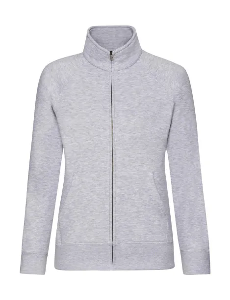  Ženski premium džemper, 280 g/m² - Fruit of the Loom Heather Grey