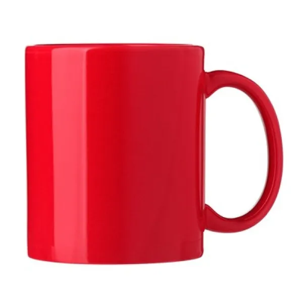  Ceramic mug 300 ml red