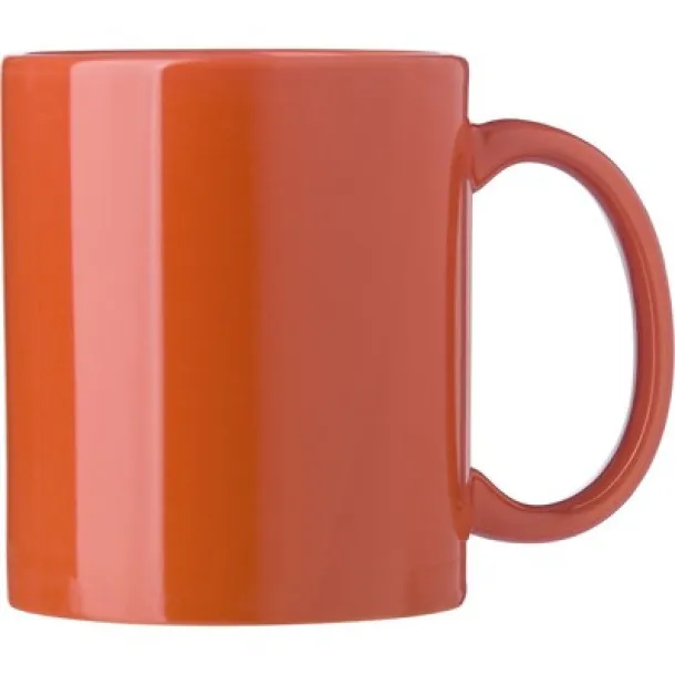  Ceramic mug 300 ml Narančasta
