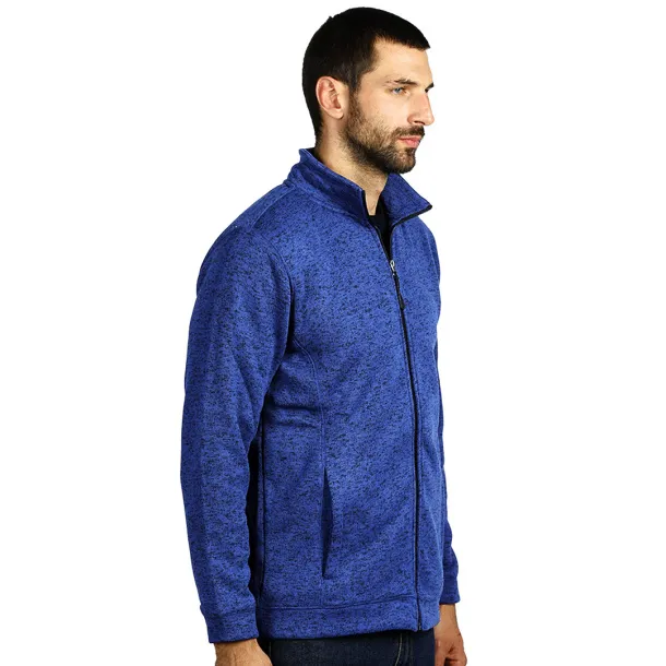 JUMPER Mélange sweatshirt full zipped - EXPLODE Royal blue